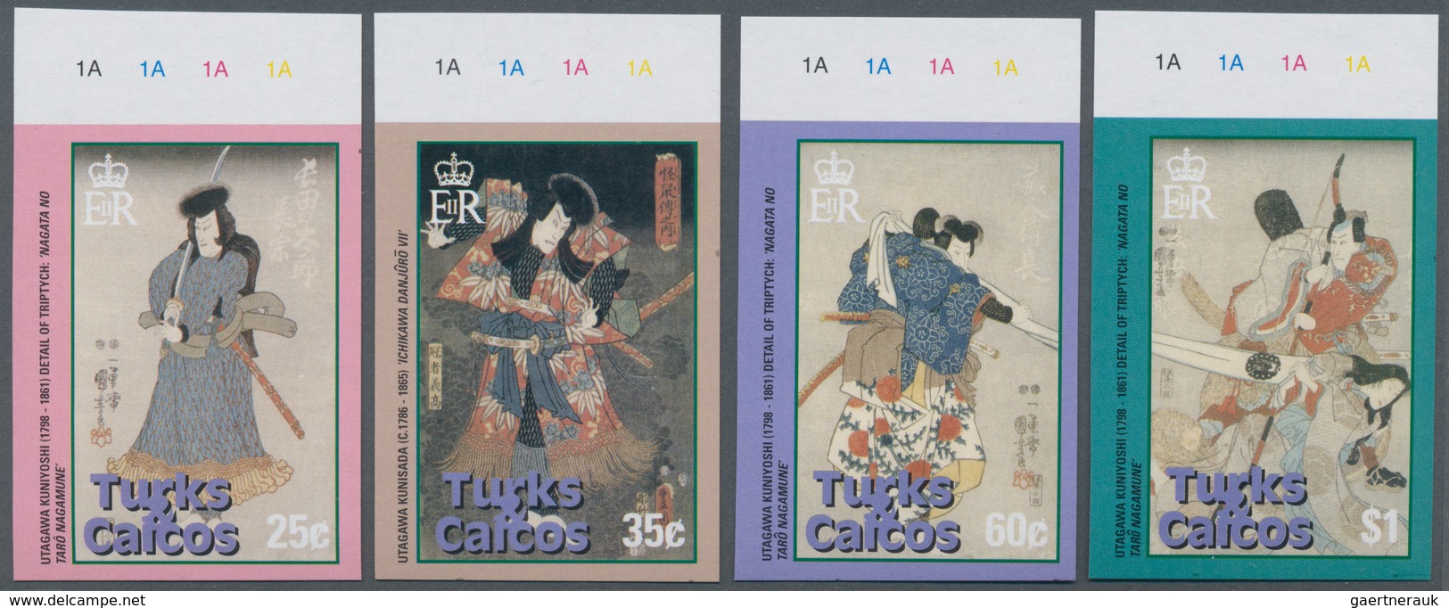 Thematik: Malerei, Maler / Painting, Painters: 2003, TURKS & CAICOS ISLANDS: Japanese Paintings And - Andere & Zonder Classificatie