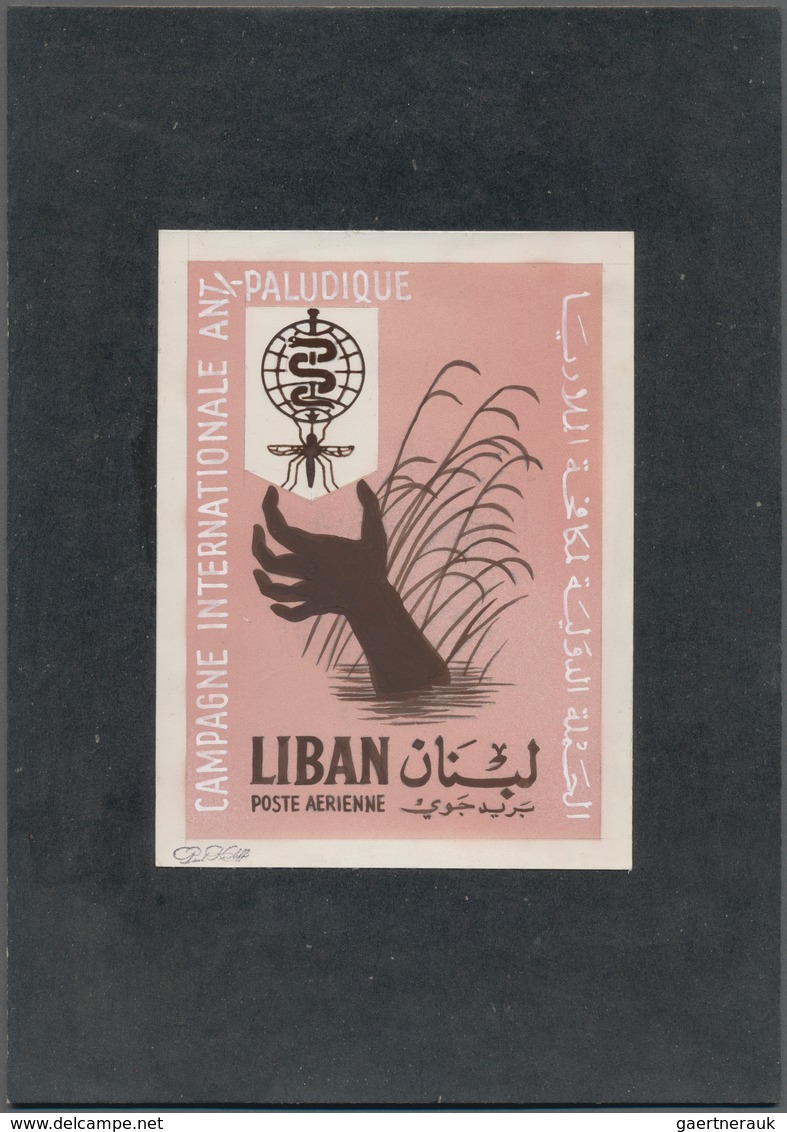 Thematik: Medizin, Gesundheit / Medicine, Health: 1962 Libanon, Issue Fight Against Malaria, Artist - Geneeskunde