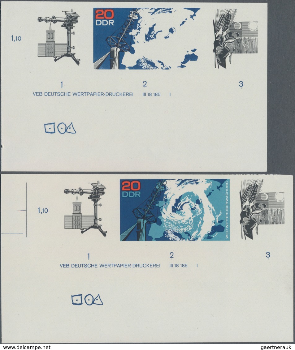 Thematik: Meteorologie / Meteorology: 1968, DDR, Meteorologisches Hauptobservatorium Potsdam, 10 - 2 - Klima & Meteorologie