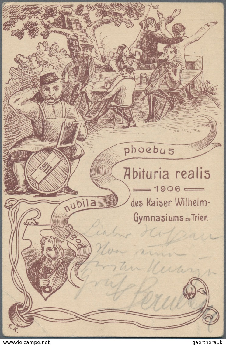Thematik: Musik-Musikinstrumente / Music Instruments: 1906, German Reich. Private Postcard 5p German - Music