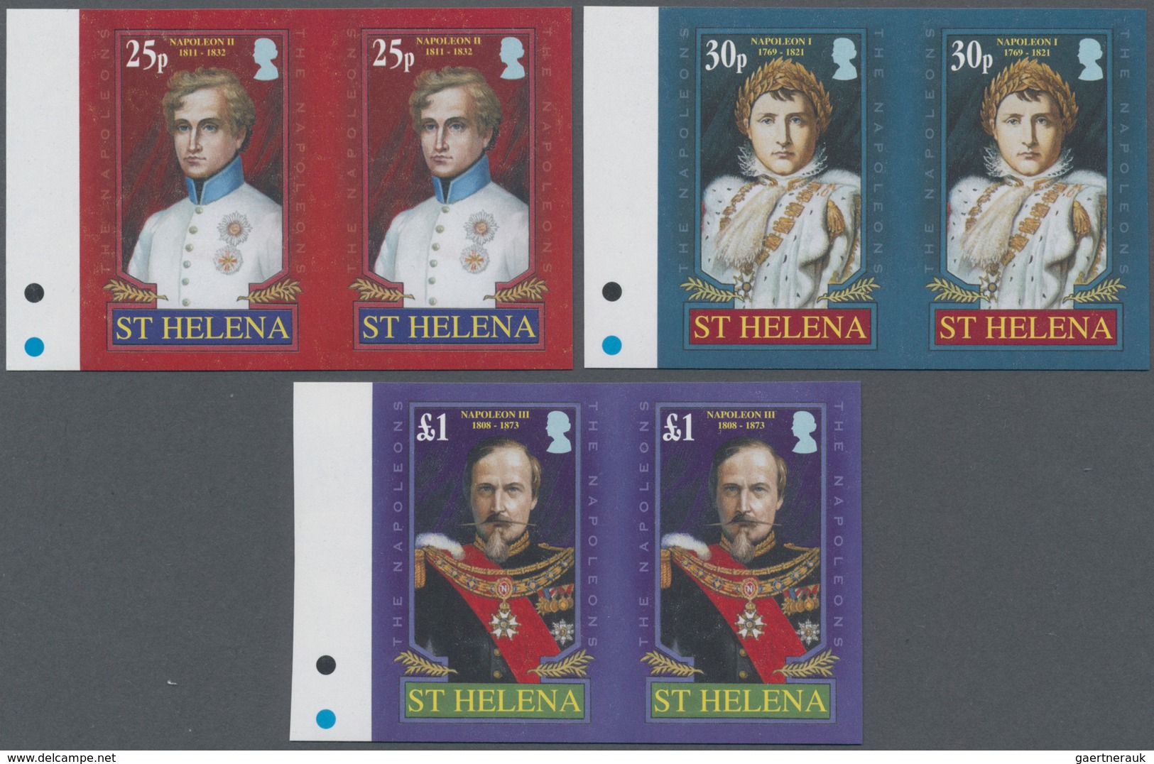 Thematik: Napoleon: 2007, ST. HELENA: Napoleon I. And His Followers (Napoleon II. And III.) Complete - Napoleon