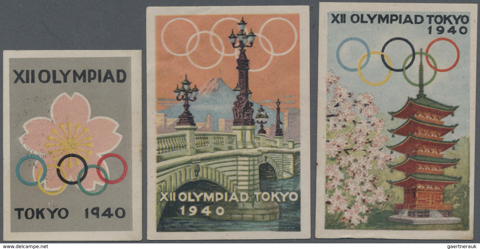 Thematik: Olympische Spiele / Olympic Games: 1940, Tokyo XIIth Olympic Summer Games, Organization Co - Sonstige & Ohne Zuordnung