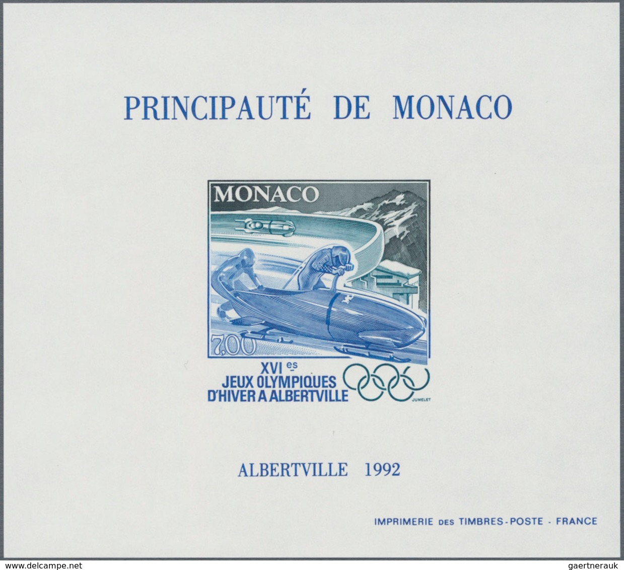 Thematik: Olympische Spiele / Olympic Games: 1992, MONACO: Summer And Winter Olympics Barcelona And - Andere & Zonder Classificatie