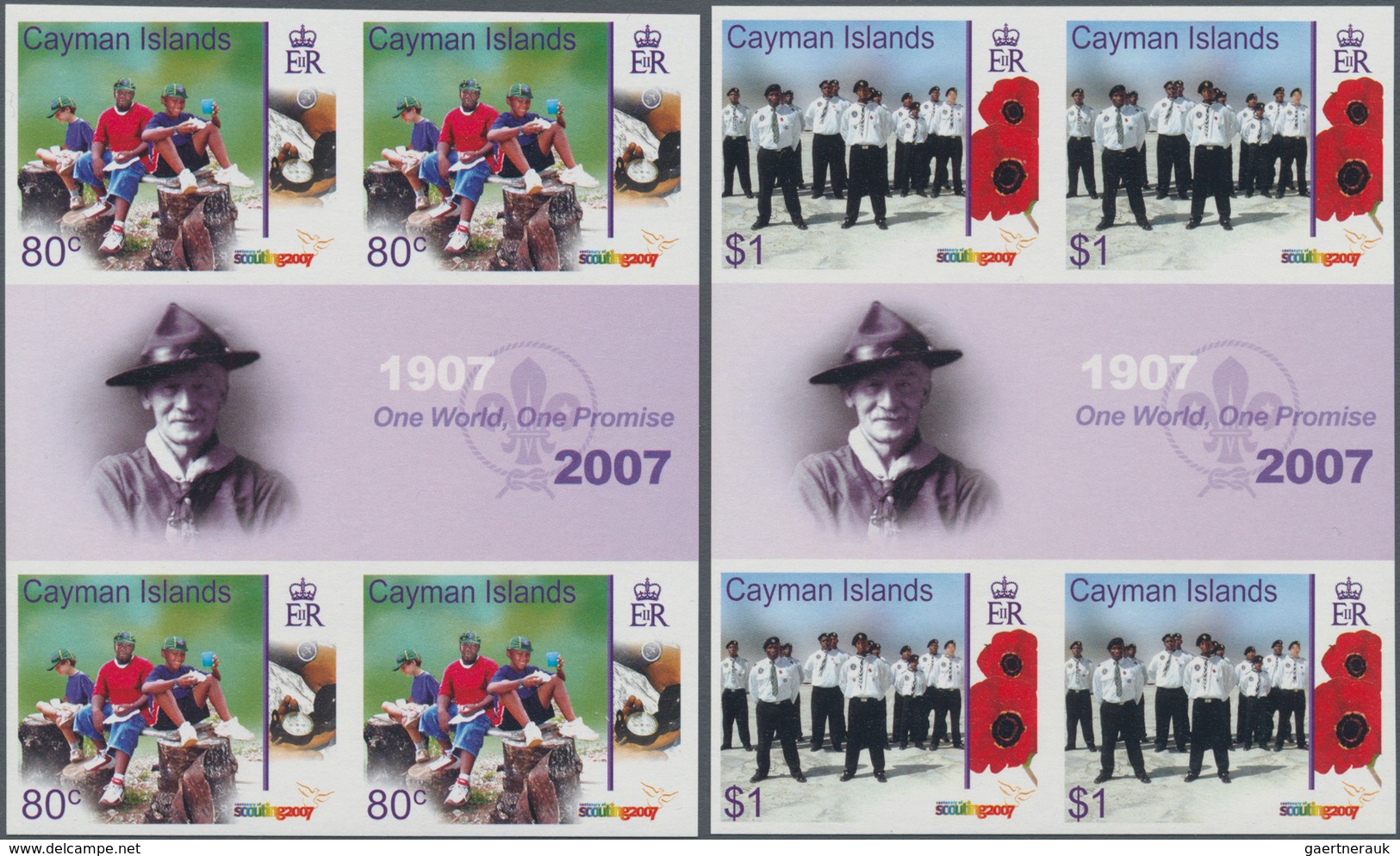 Thematik: Pfadfinder / Boy Scouts: 2007, CAYMAN ISLANDS: Centenary Of Scouting Complete Set Of Four - Sonstige & Ohne Zuordnung