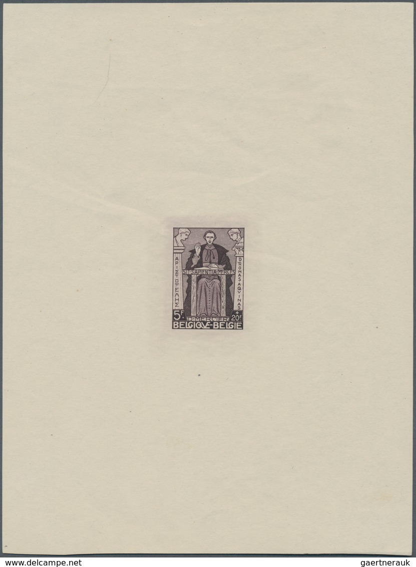 Thematik: Religion / Religion: 1932, Belgium. Presentation Die Proof In Final Stage For The 5f+20f S - Sonstige & Ohne Zuordnung