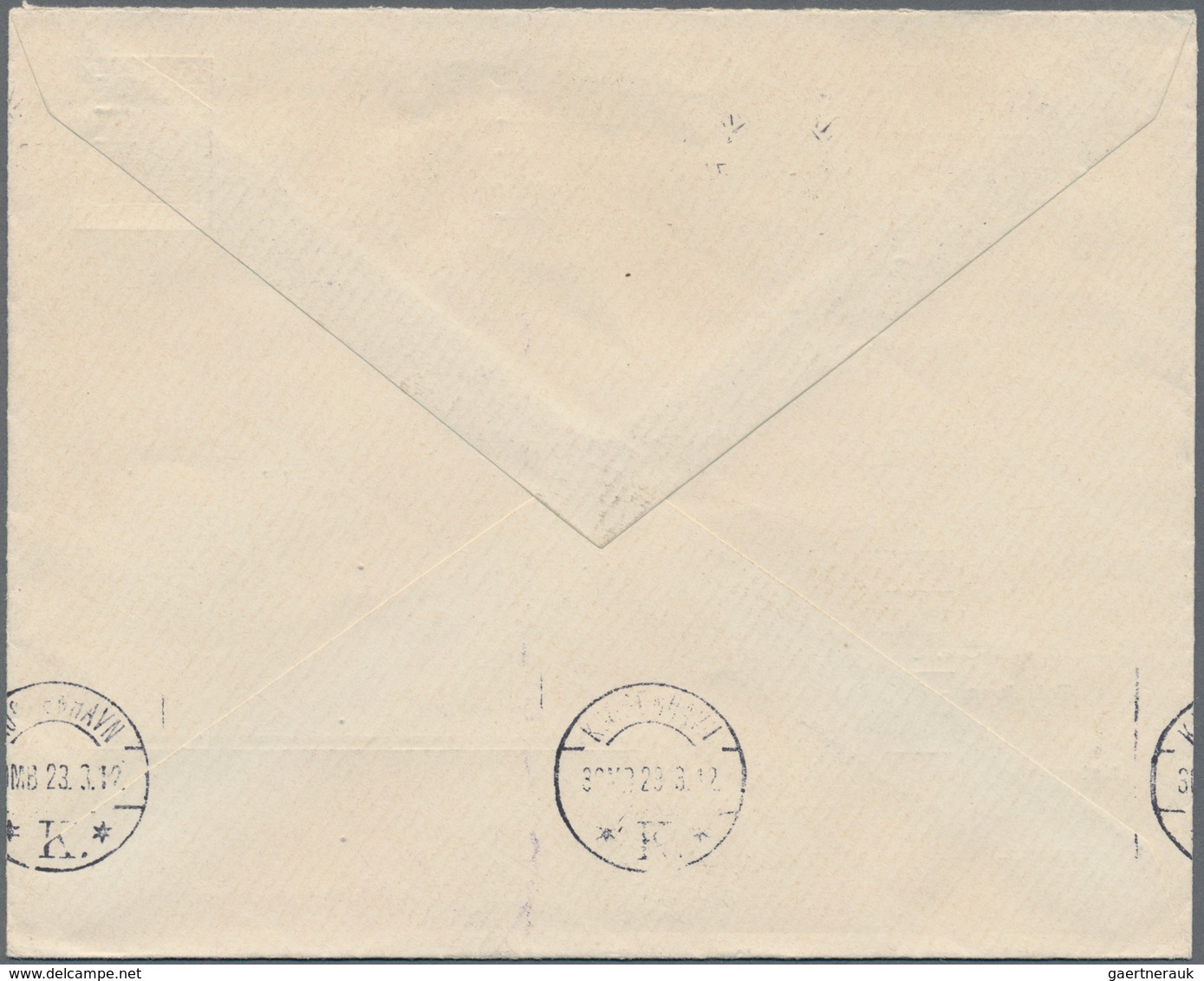 Thematik: Schiffe / Ships: 1912, German Reich. Private Envelope 10p Germania "Kruse & Bleichwehl, Ha - Ships