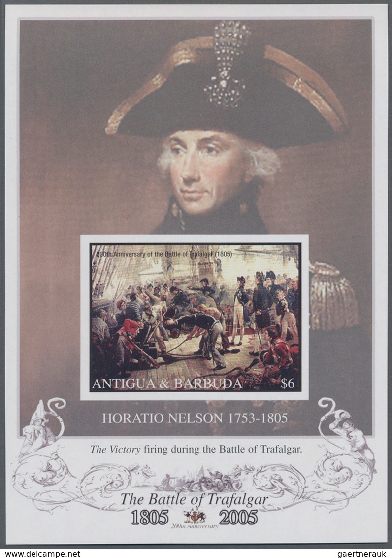 Thematik: Schiffe / Ships: 2005, ANTIGUA & BARBUDA: 200th Anniversary Of The 'Battle Of Trafalgar' C - Schiffe