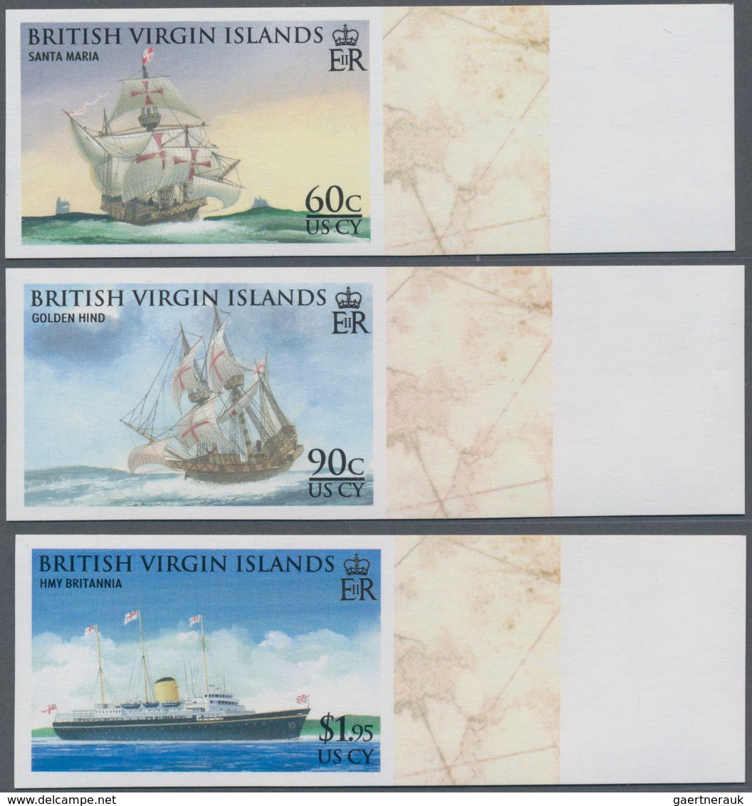 Thematik: Schiffe / Ships: 2009, BRITISH VIRGIN ISLANDS: Sea Faring And Exploration Complete IMPERFO - Boten