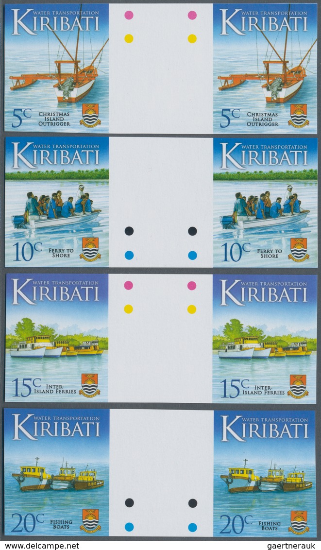 Thematik: Schiffe / Ships: 2013, KIRIBATI: Definitive Issue 'Ships' Complete Set Of 16 In Horizontal - Schiffe