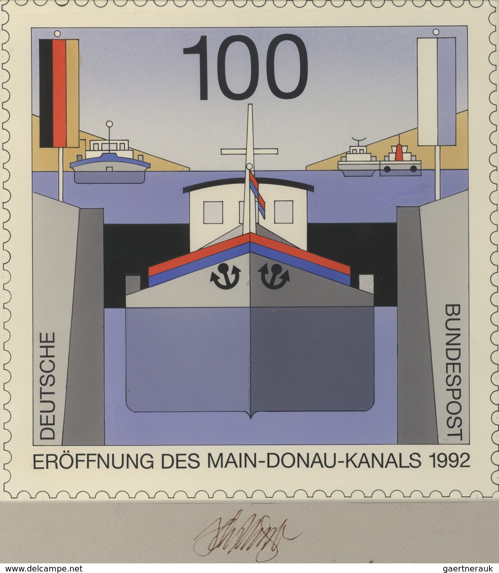 Thematik: Schiffe-Binnenschiffe / Ships- Inland Navigation: 1992, Bund, Nicht Angenommener Künstlere - Schiffe