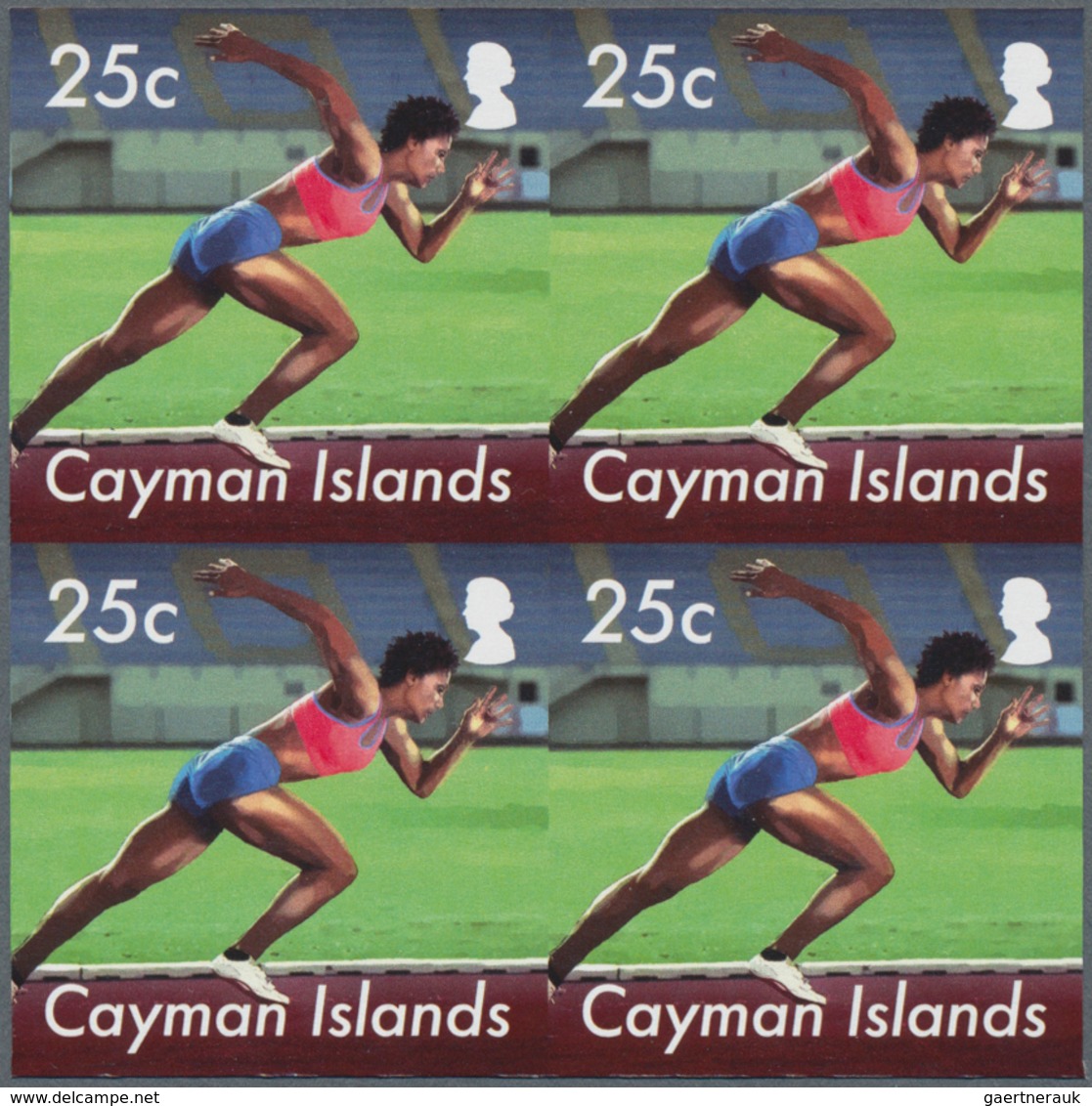 Thematik: Sport / Sport: 2012, Cayman Islands. Imperforate Block Of 4 For The 25c Value Of The Set " - Andere & Zonder Classificatie
