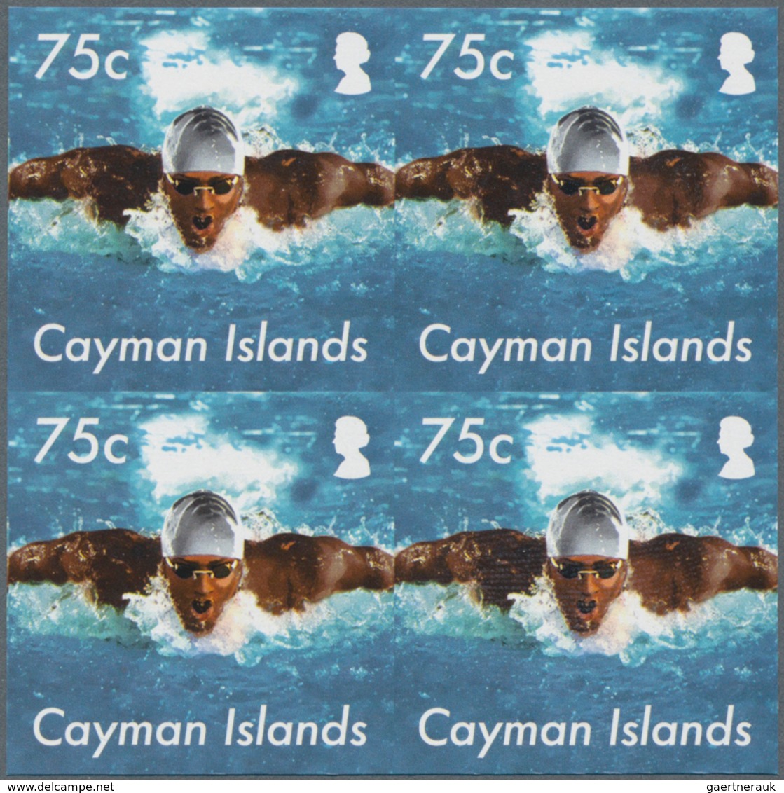 Thematik: Sport / Sport: 2012, Cayman Islands. Imperforate Block Of 4 For The 75c Value Of The Set " - Other & Unclassified