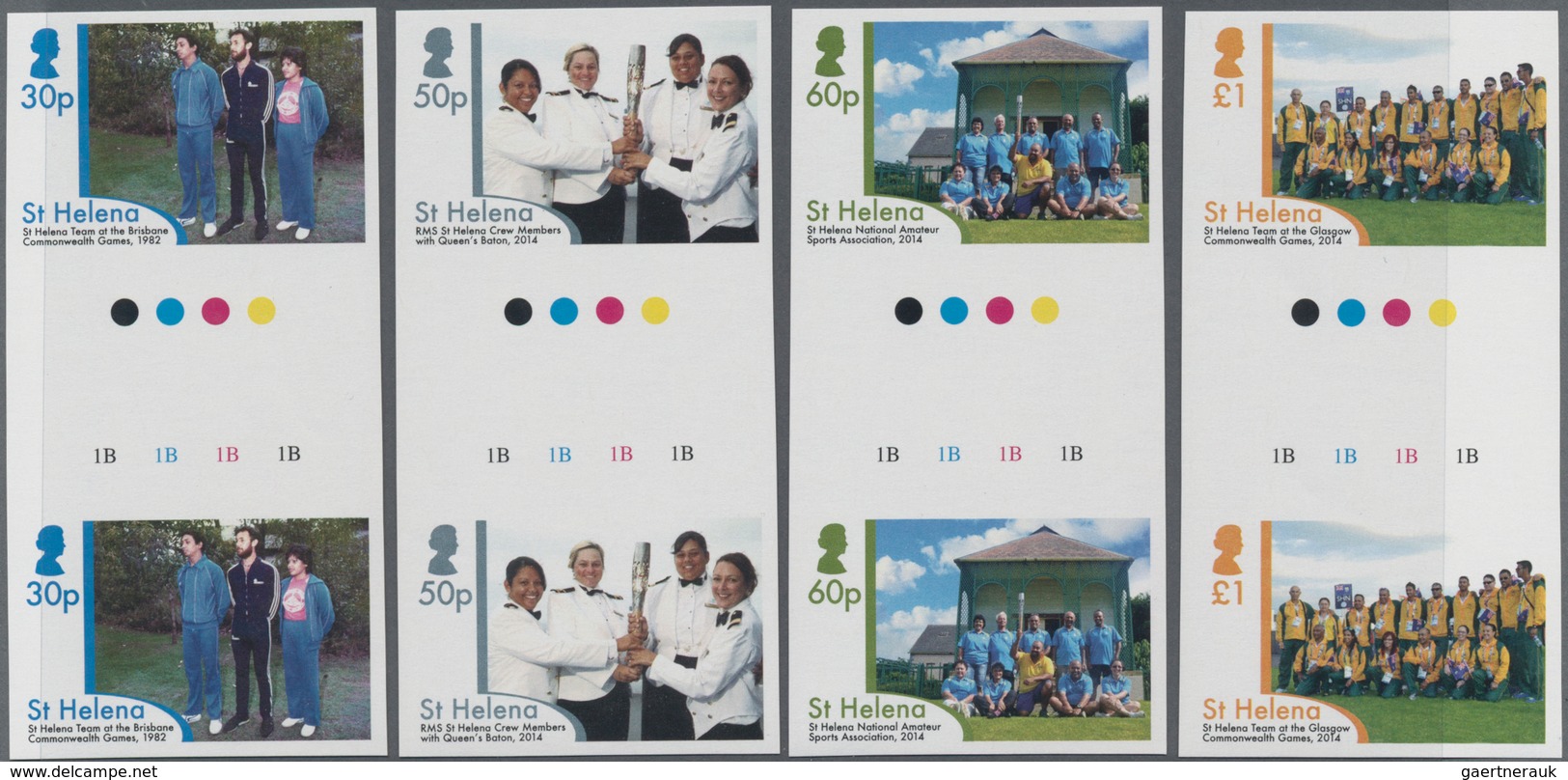 Thematik: Sport / Sport: 2014, ST. HELENA: Commonwealth Games In Glasgow Complete Set Of Four In Ver - Sonstige & Ohne Zuordnung