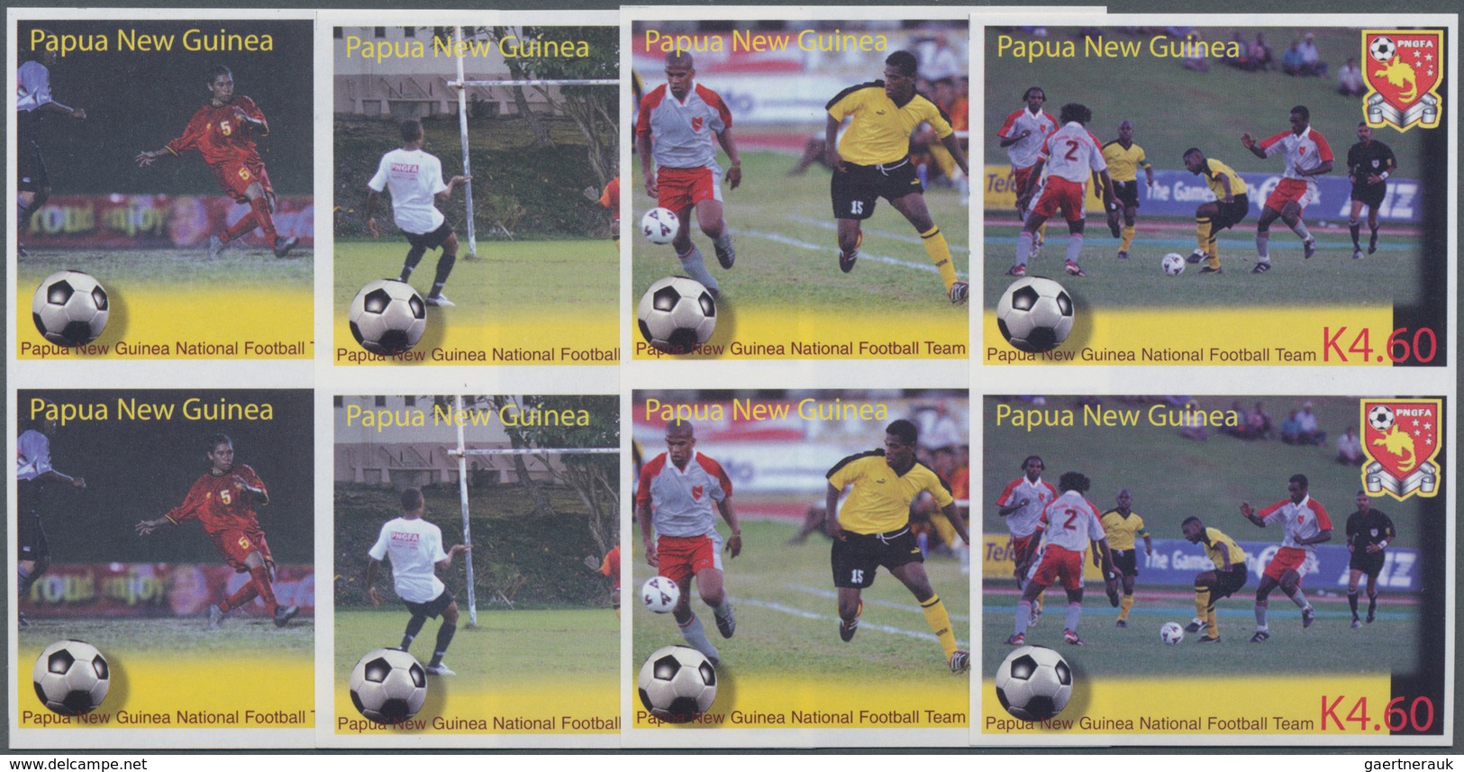 Thematik: Sport-Fußball / Sport-soccer, Football: 2004, PAPUA NEW GUINEA: 100th Anniversary Of Footb - Sonstige & Ohne Zuordnung