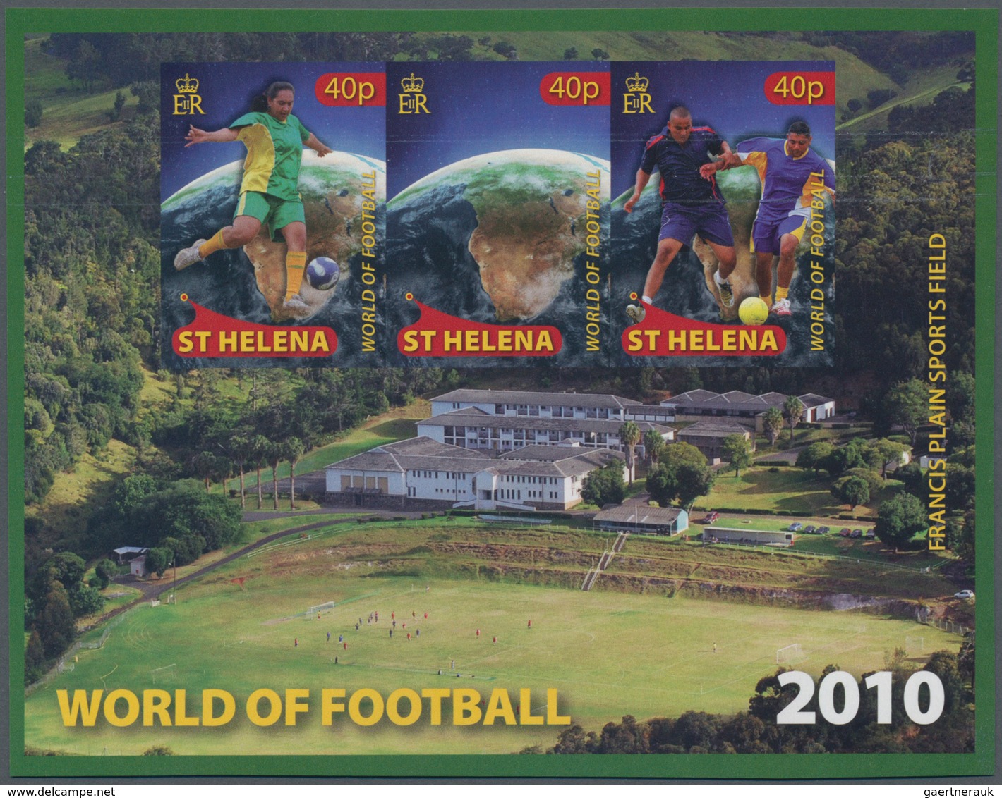 Thematik: Sport-Fußball / Sport-soccer, Football: 2010, ST. HELENA: Football World Championship In S - Sonstige & Ohne Zuordnung