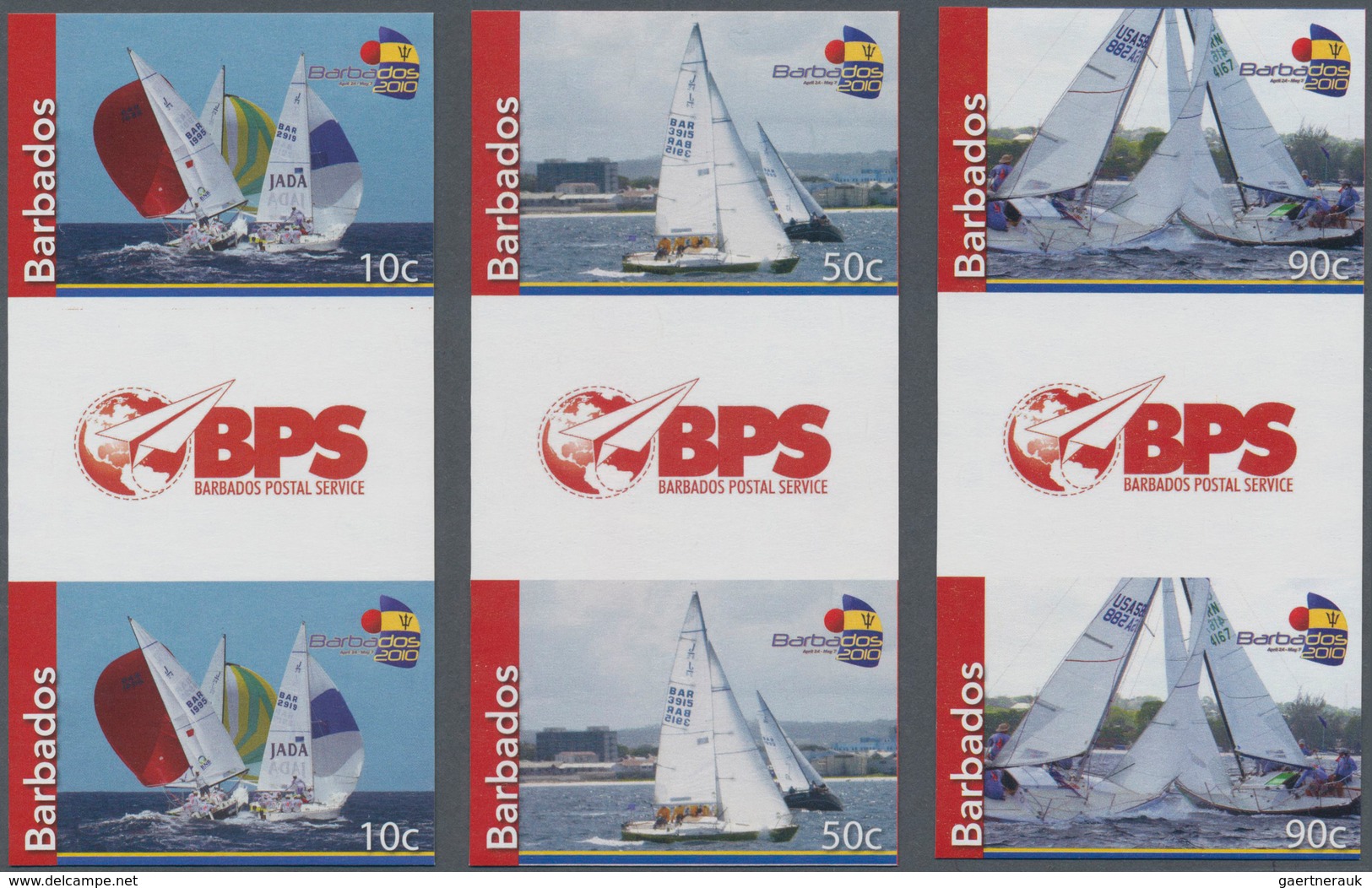 Thematik: Sport-Wassersport-Segeln / Sport-water Sports-sailing: 2010. Complete Set "Fireball-Regatt - Zeilen