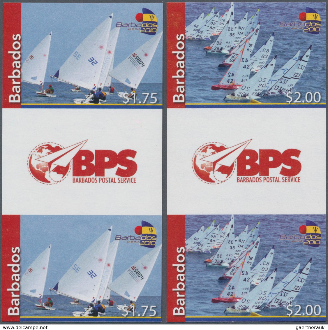 Thematik: Sport-Wassersport-Segeln / Sport-water Sports-sailing: 2010. Complete Set "Fireball-Regatt - Segeln