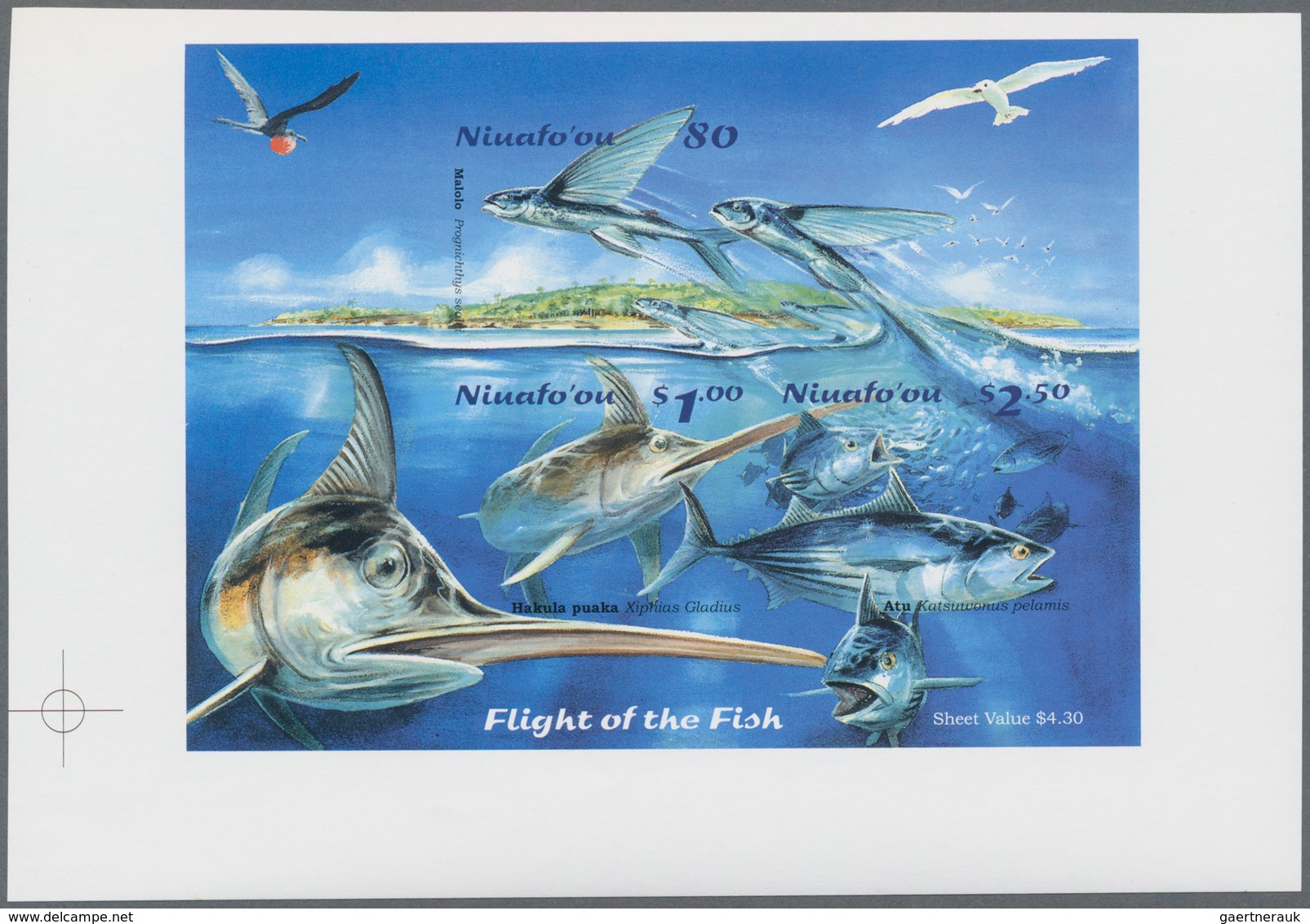 Thematik: Tiere-Fische / Animals-fishes: 2001, TONGA-NIUAFO'OU: Fishes Complete Set Of Three In Vert - Fishes