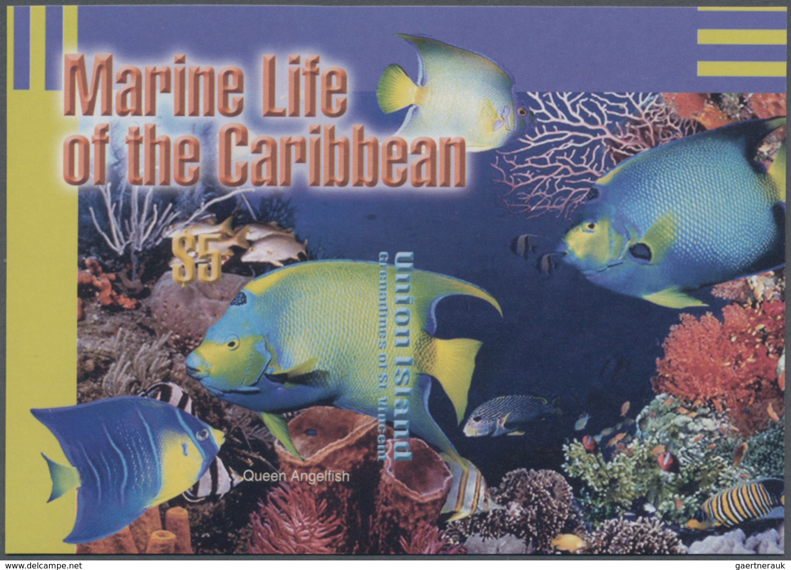 Thematik: Tiere-Fische / Animals-fishes: 2003, ST. VINCENT - UNION ISLAND: Marine Life Of The Caribb - Vissen