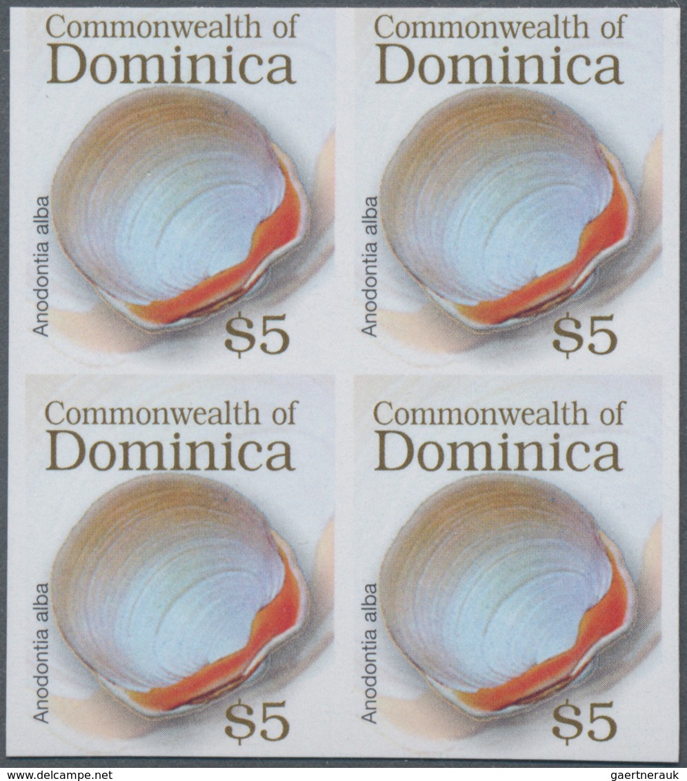 Thematik: Tiere-Meerestiere / Animals-sea Animals: 2006, Dominica. Imperforate Block Of 4 For The $5 - Marine Life