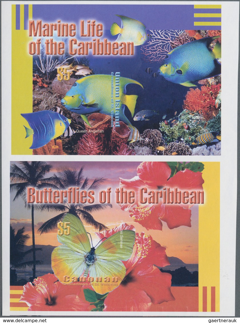 Thematik: Tiere-Schmetterlinge / Animals-butterflies: 2003, ST. VINCENT - UNION ISLAND And CANOUAN: - Schmetterlinge