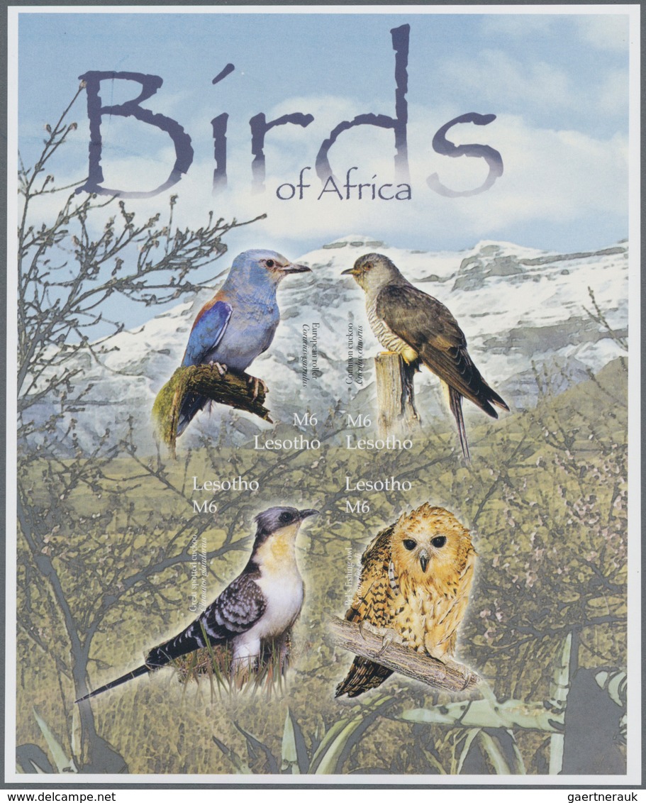 Thematik: Tiere-Vögel / Animals-birds: 2004, Lesotho. Imperforate Miniature Sheet Of 4 For The "Bird - Other & Unclassified