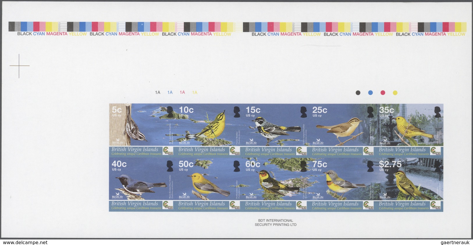 Thematik: Tiere-Vögel / Animals-birds: 2005, BRITISH VIRGIN ISLANDS: Nature Organization 'BirdLife I - Other & Unclassified