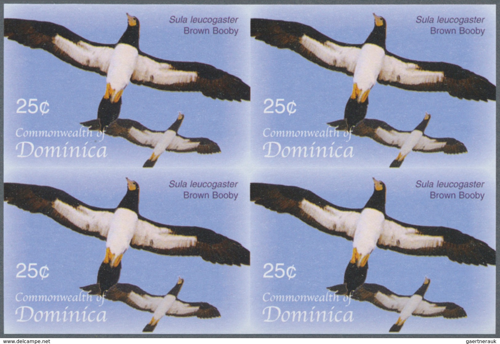 Thematik: Tiere-Vögel / Animals-birds: 2005, Dominica. Imperforate Block Of 4 For The 25c Value Of T - Sonstige & Ohne Zuordnung