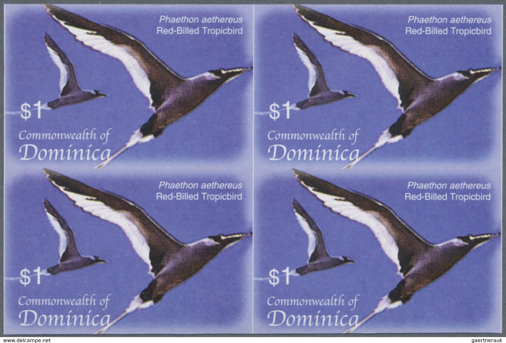 Thematik: Tiere-Vögel / Animals-birds: 2005, Dominica. Imperforate Block Of 4 For The $1 Value Of Th - Autres & Non Classés