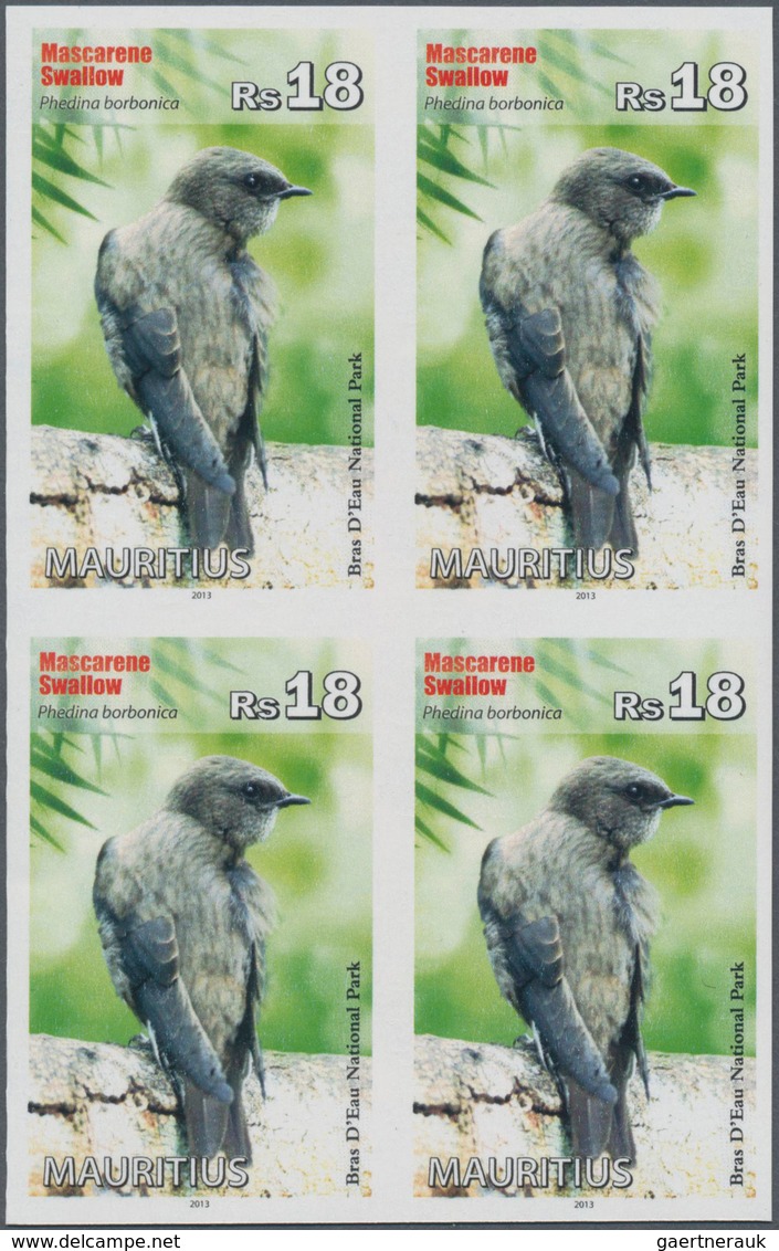 Thematik: Tiere-Vögel / Animals-birds: 2013, Mauritius. IMPERFORATE Block Of 4 For The 18rs Value Of - Sonstige & Ohne Zuordnung