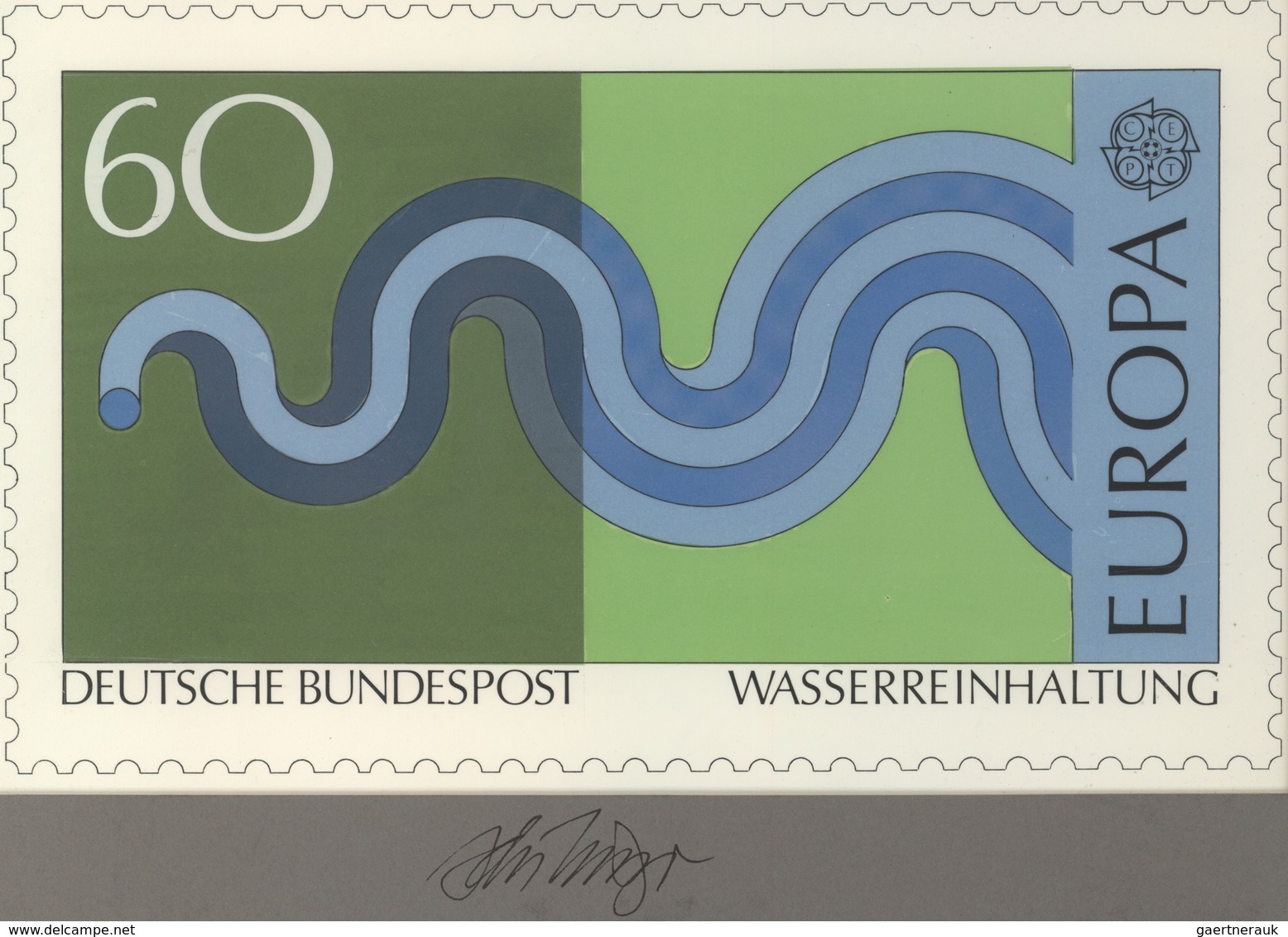 Thematik: Umweltschutz / Environment Protection: 1986, Bund, Nicht Angenommener Künstlerentwurf (26, - Milieubescherming & Klimaat