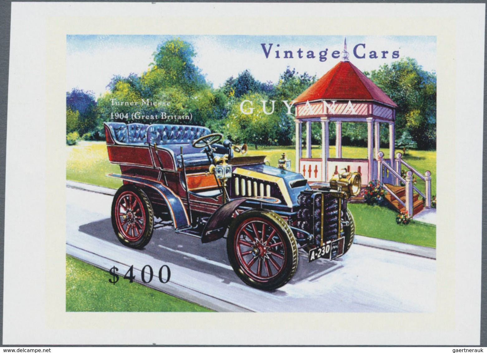 Thematik: Verkehr-Auto / Traffic-car: 2000, GUYANA: Oldtimer (1886 To 1910) Complete Set Of Twelve S - Autos