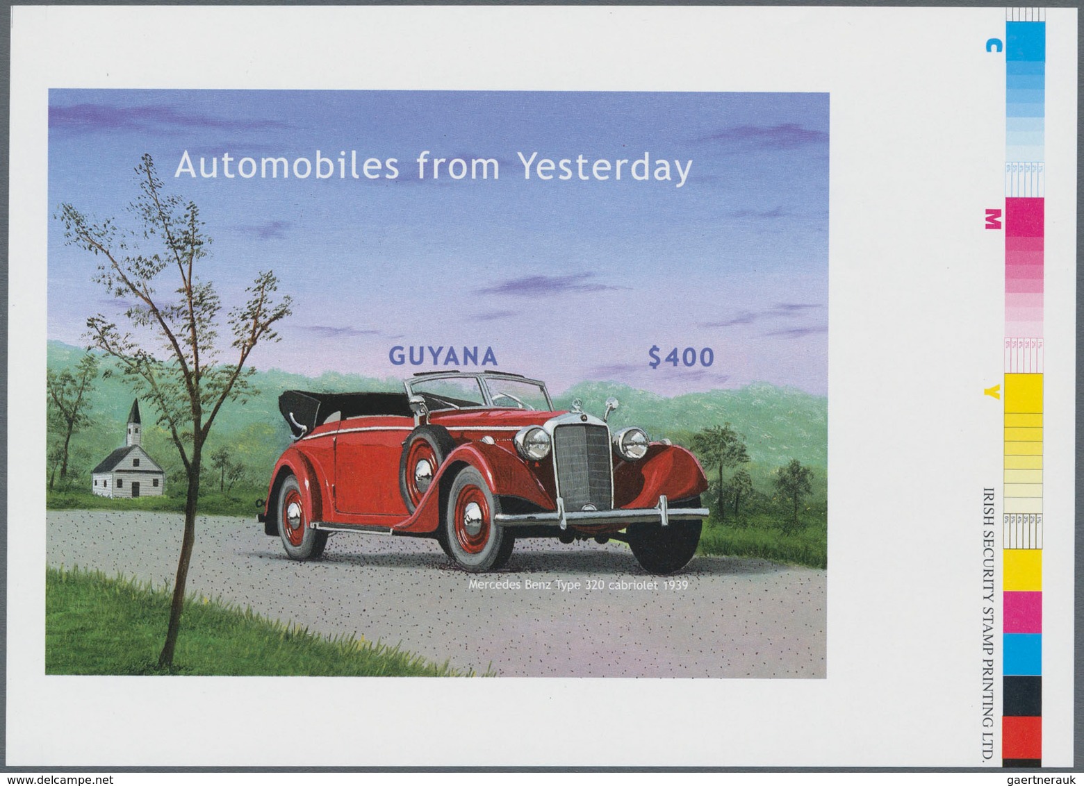 Thematik: Verkehr-Auto / Traffic-car: 2000, GUYANA: History Of Car Manufacturing Complete Set Of Thr - Autos
