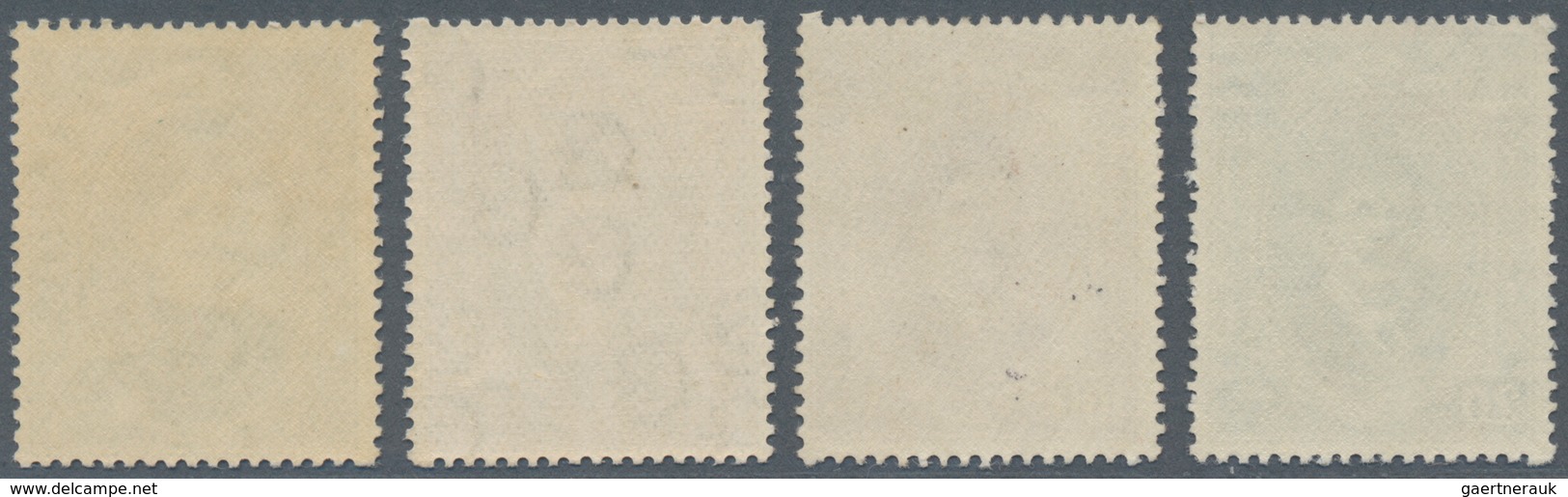 Ägypten: 1923, Postage Stamps King Fuad I., 4 Mint Never Hinged Values. - Other & Unclassified