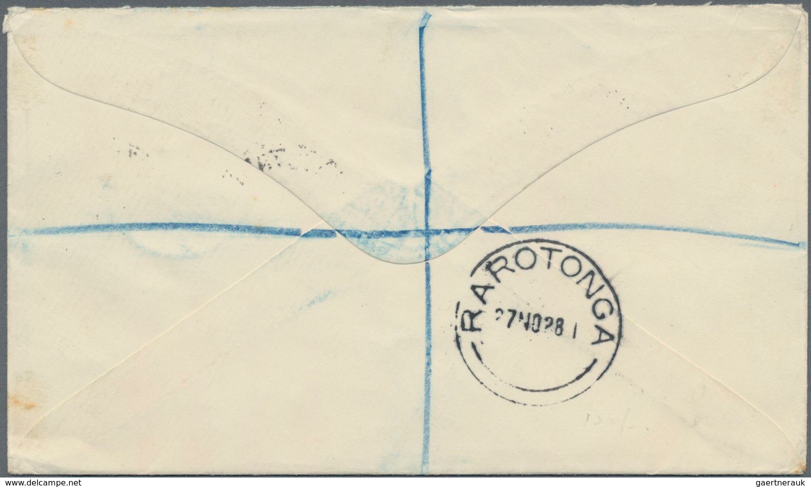 Aitutaki: 1913/1928, Three Covers Incl. Two Registered To England, 1 With Manuscript AITUTAKI C. I. - Aitutaki