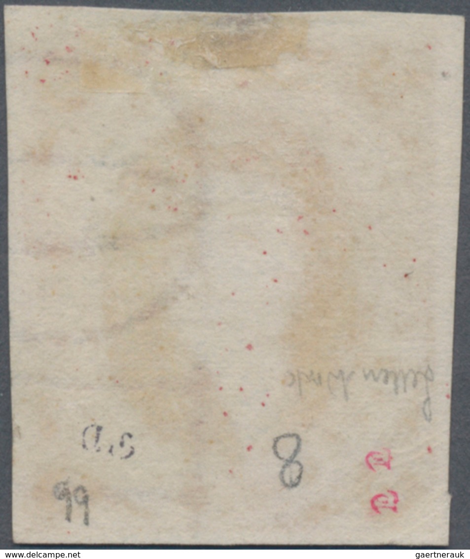 Argentinien: 1867 5c. Carmine From 8th Printing, With Part Of "LACROIX FRERES" Watermark, Used And C - Other & Unclassified