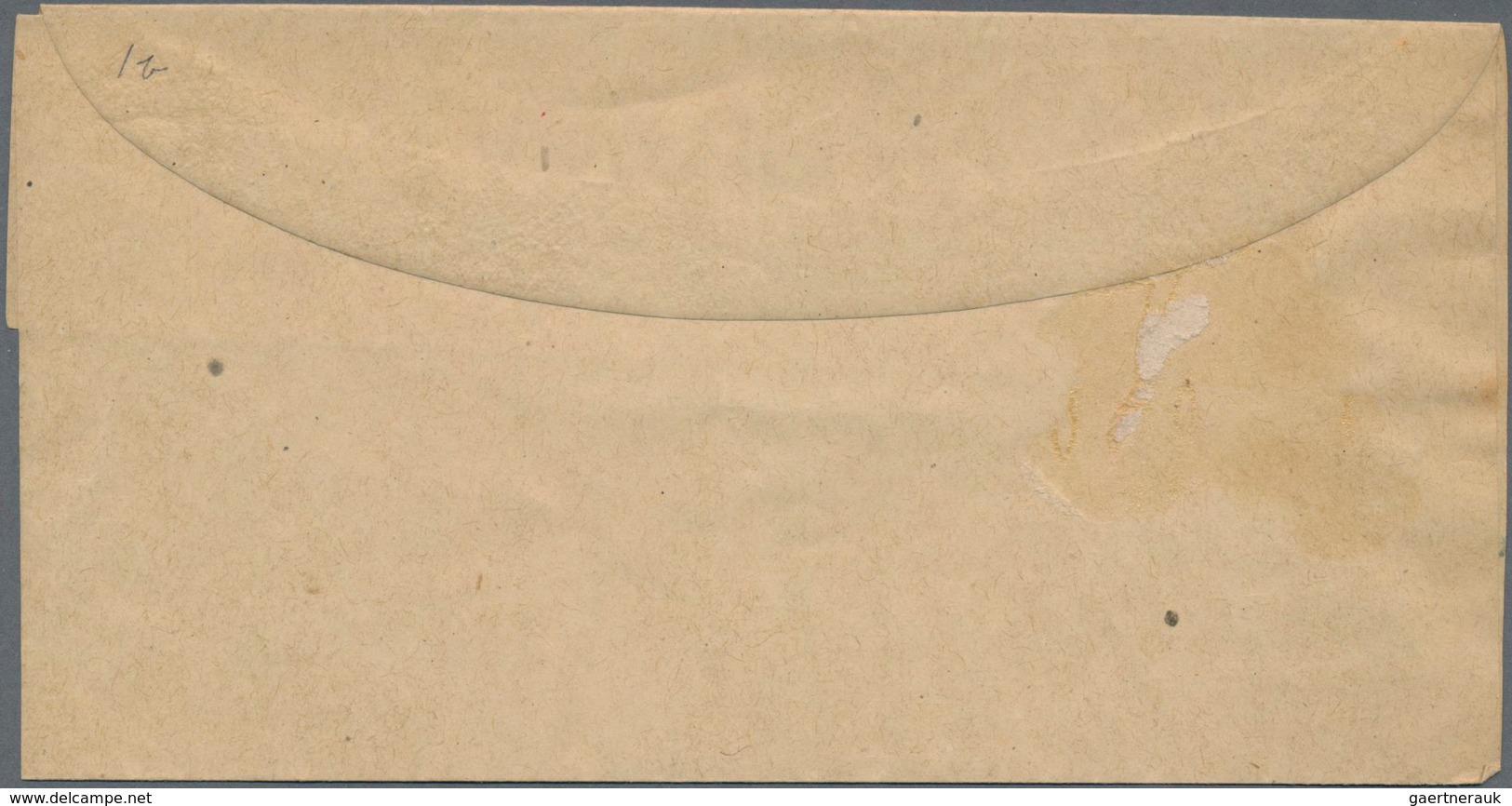 Argentinien - Ganzsachen: 1878 Unused Wrapper 1 Centavo Red-brown On Buff Wove Paper, Additional Pri - Ganzsachen