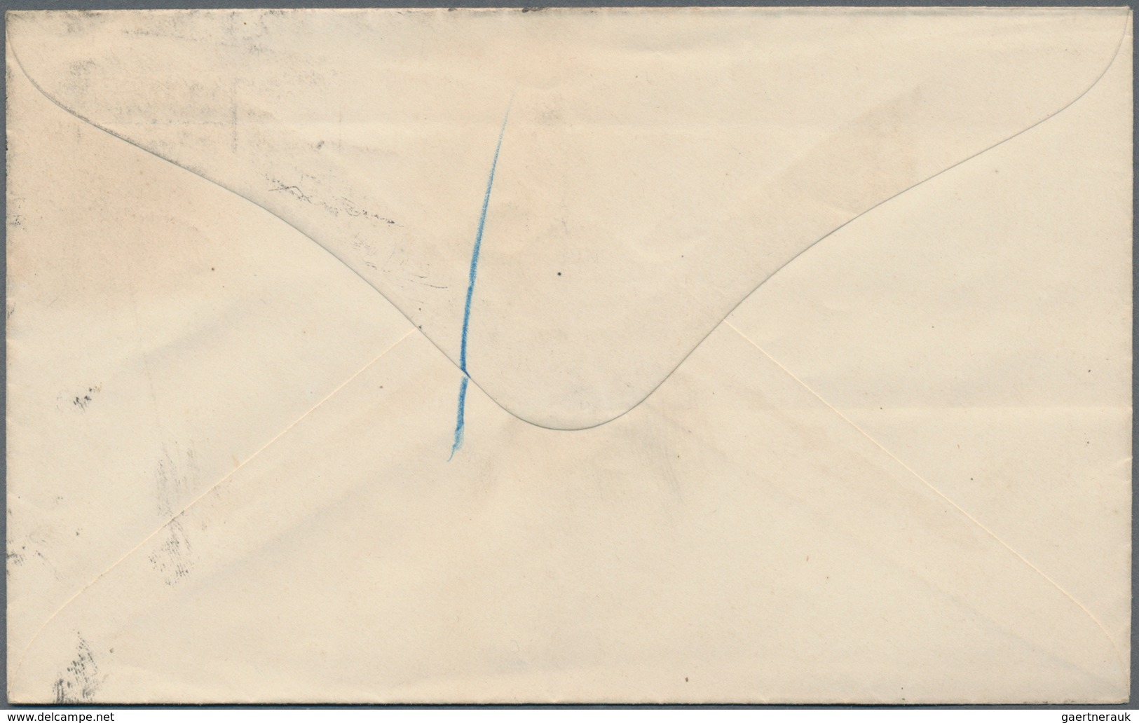 Argentinien - Ganzsachen: 1888, Stationery Envelope Riva-Davia 10 C With Watermark(!) And Black Over - Ganzsachen