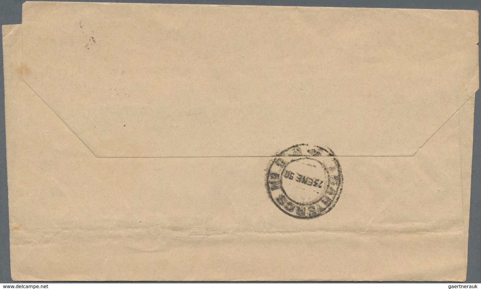 Argentinien - Ganzsachen: 1890 Used Wrapper 1/2 Centavo Brown On Buff, Local Used In Buenos Aires, P - Postal Stationery