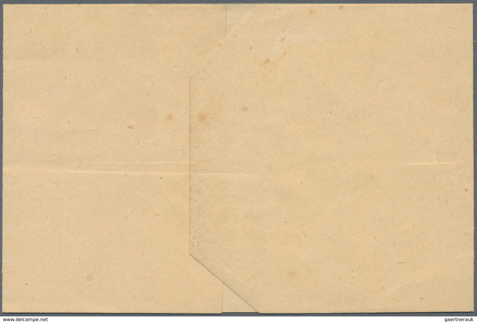 Argentinien - Ganzsachen: 1892, Stationery Wrapper Rivadiva 1 C Orane Brown On Wove Paper With PARTL - Postwaardestukken