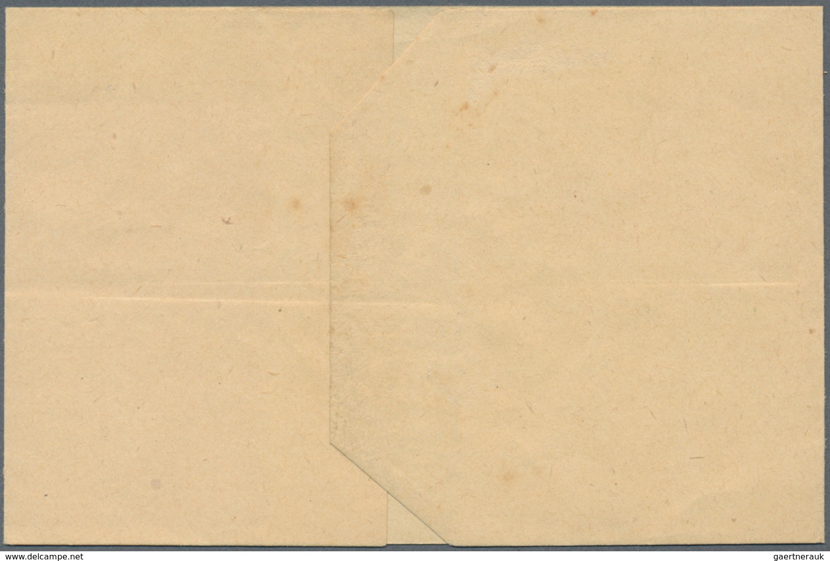 Argentinien - Ganzsachen: 1892, Stationery Wrapper Rivadiva 1 C Orane Brown On Wove Paper With PARTL - Postal Stationery