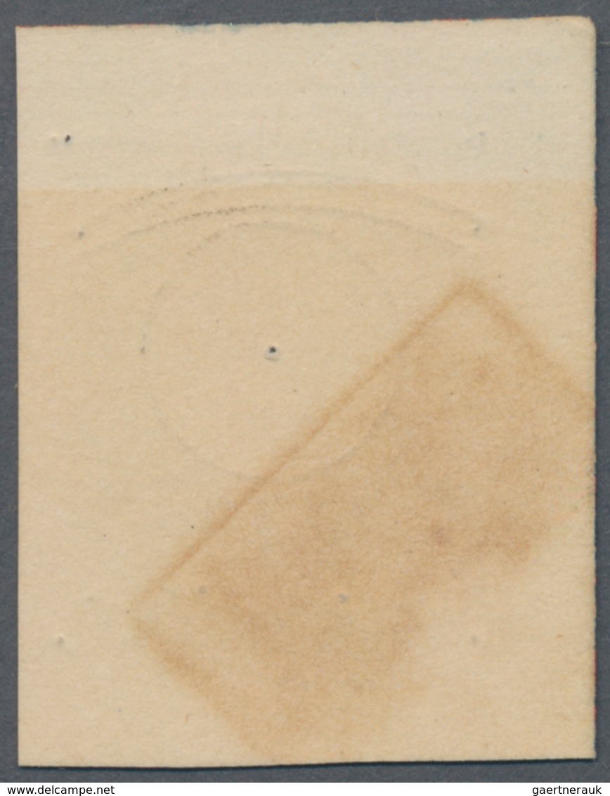 Südaustralien: 1890’s, Stamp Design Competition Handpainted ESSAY (18 X 23 Mm) In Black Ink On Paper - Briefe U. Dokumente