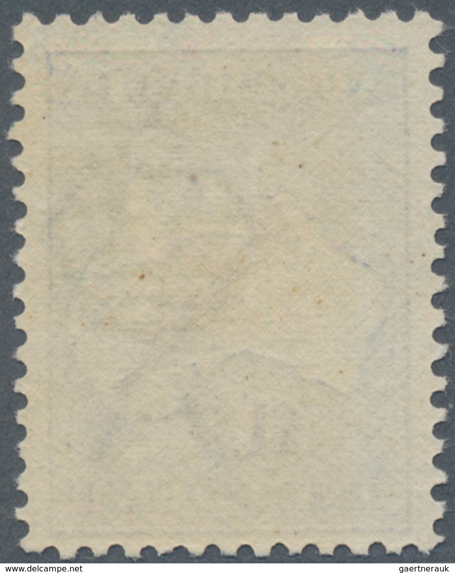 Australien: 1913, Kangaroo £1 Brown And Blue 1st Wmk. Slightly Centred To Bottom And Mint Lightly Hi - Mint Stamps