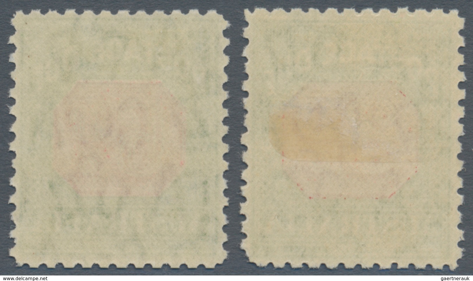 Australien - Portomarken: 1936, Postage Dues 3d. And 6d. Carmine-red/yellow-green With Wmk. Crown Ov - Port Dû (Taxe)