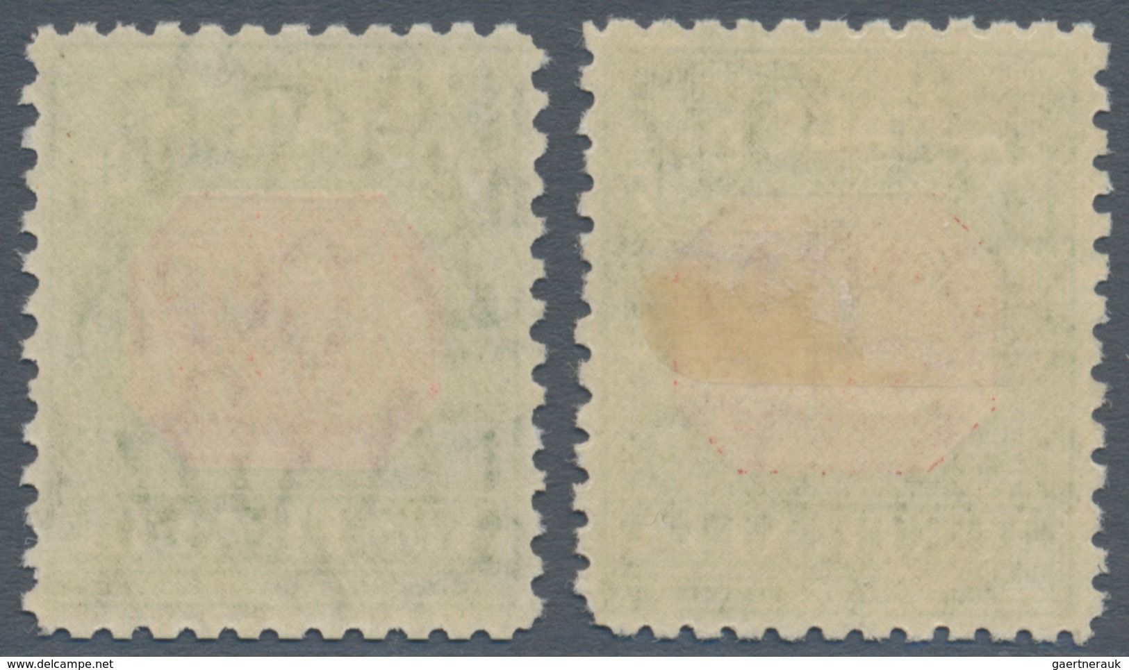 Australien - Portomarken: 1936, Postage Dues 3d. And 6d. Carmine-red/yellow-green With Wmk. Crown Ov - Portomarken