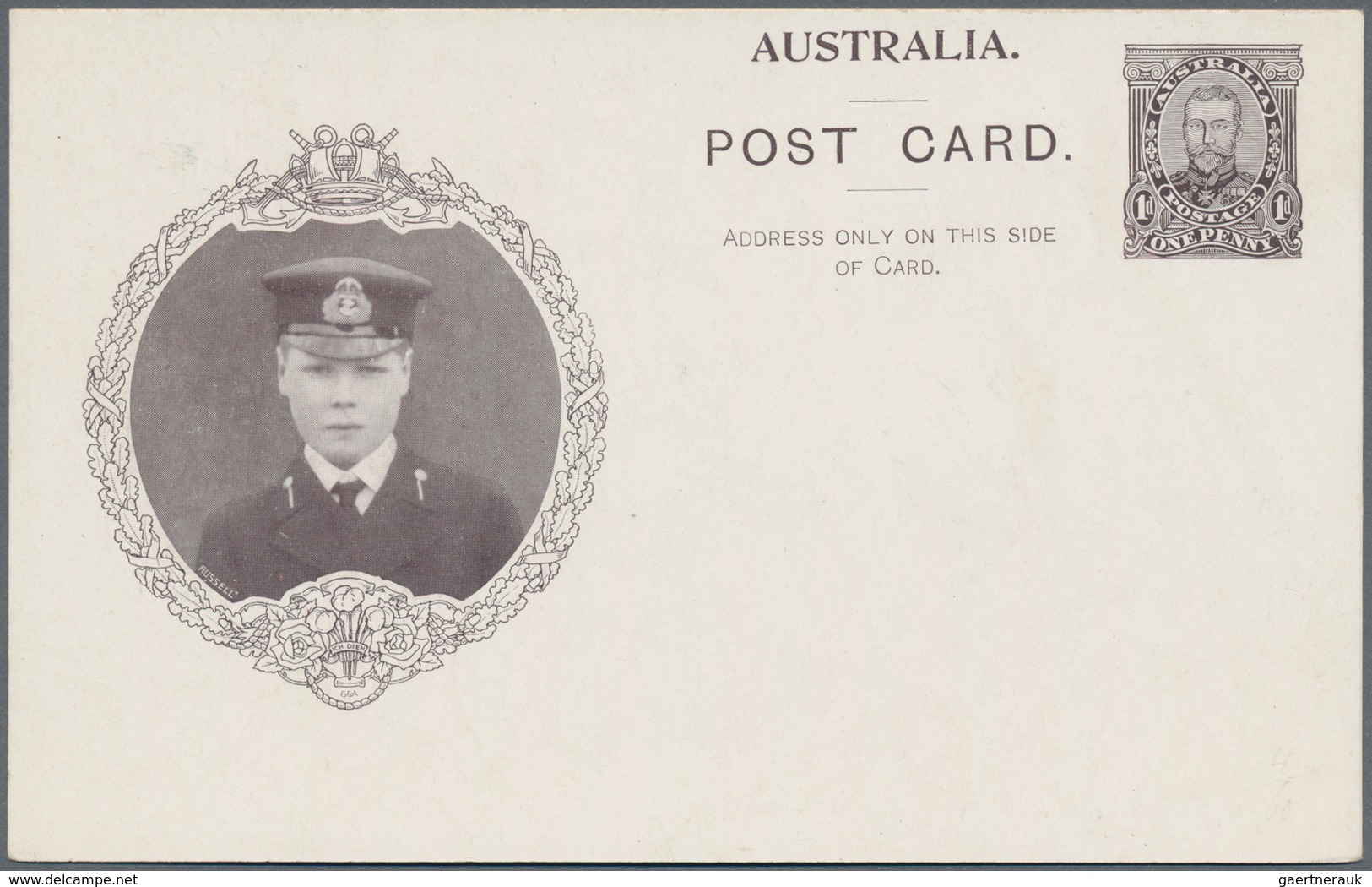 Australien - Ganzsachen: 1911, eight 'Coronation postcards' KGV 1d. sideface with all different type