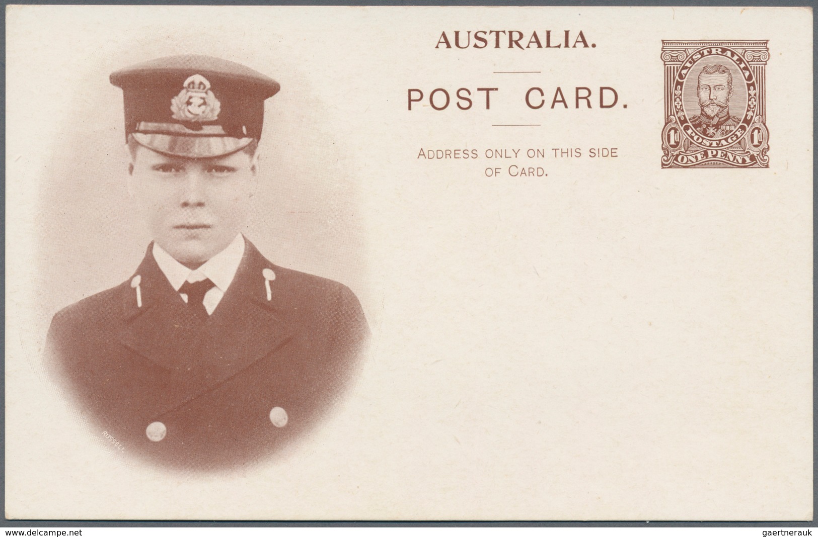 Australien - Ganzsachen: 1911, eight 'Coronation postcards' KGV 1d. sideface with all different type