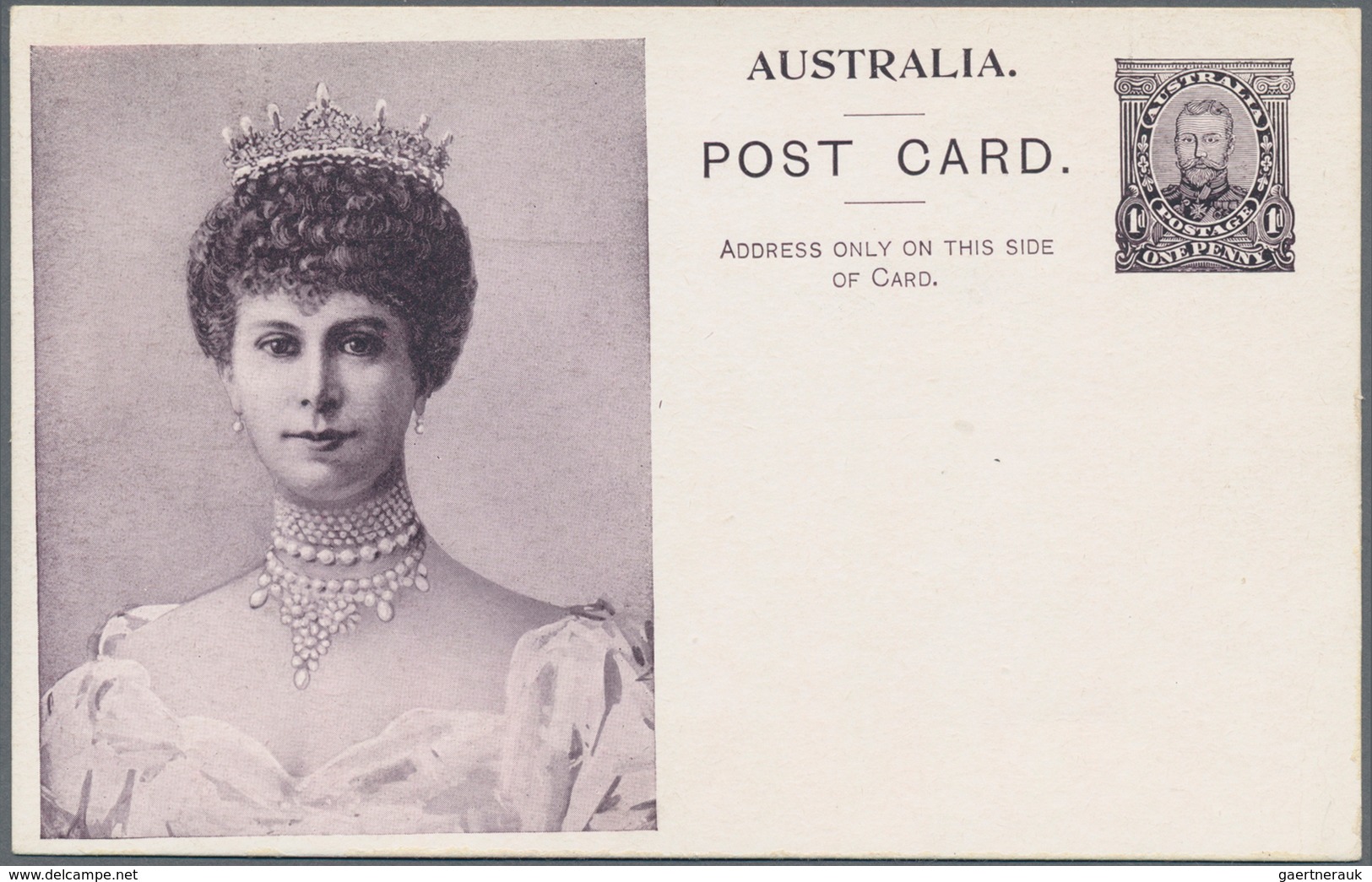 Australien - Ganzsachen: 1911, eight 'Coronation postcards' KGV 1d. sideface with all different type