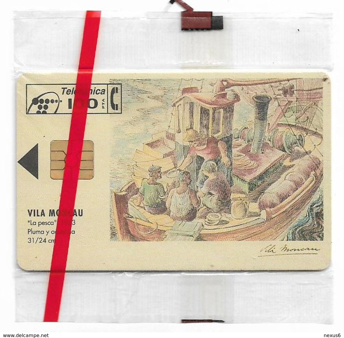 Spain - Telefónica - Coleccion Arte N.2 - P-108 - 12.1994, 100PTA, 5.100ex, NSB - Emisiones Privadas