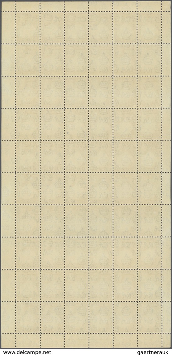 Bermuda-Inseln: 1941 'Grape Bay' 2½d. Pale Blue & Sepia-black, Two Complete Sheets Of 60 Plus Part S - Bermuda